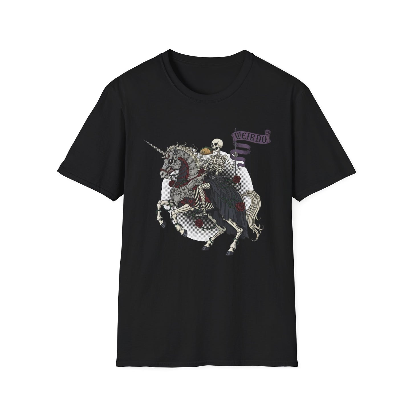 Weirdo Skeleton Rider Unicorn T-Shirt
