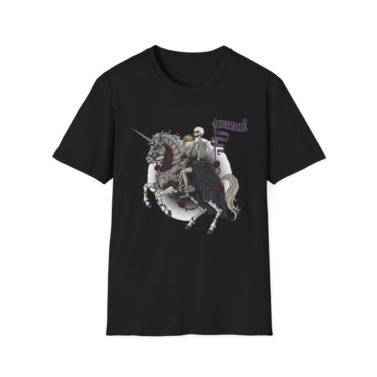 Skeleton Rider Unicorn Weirdo T-Shirt