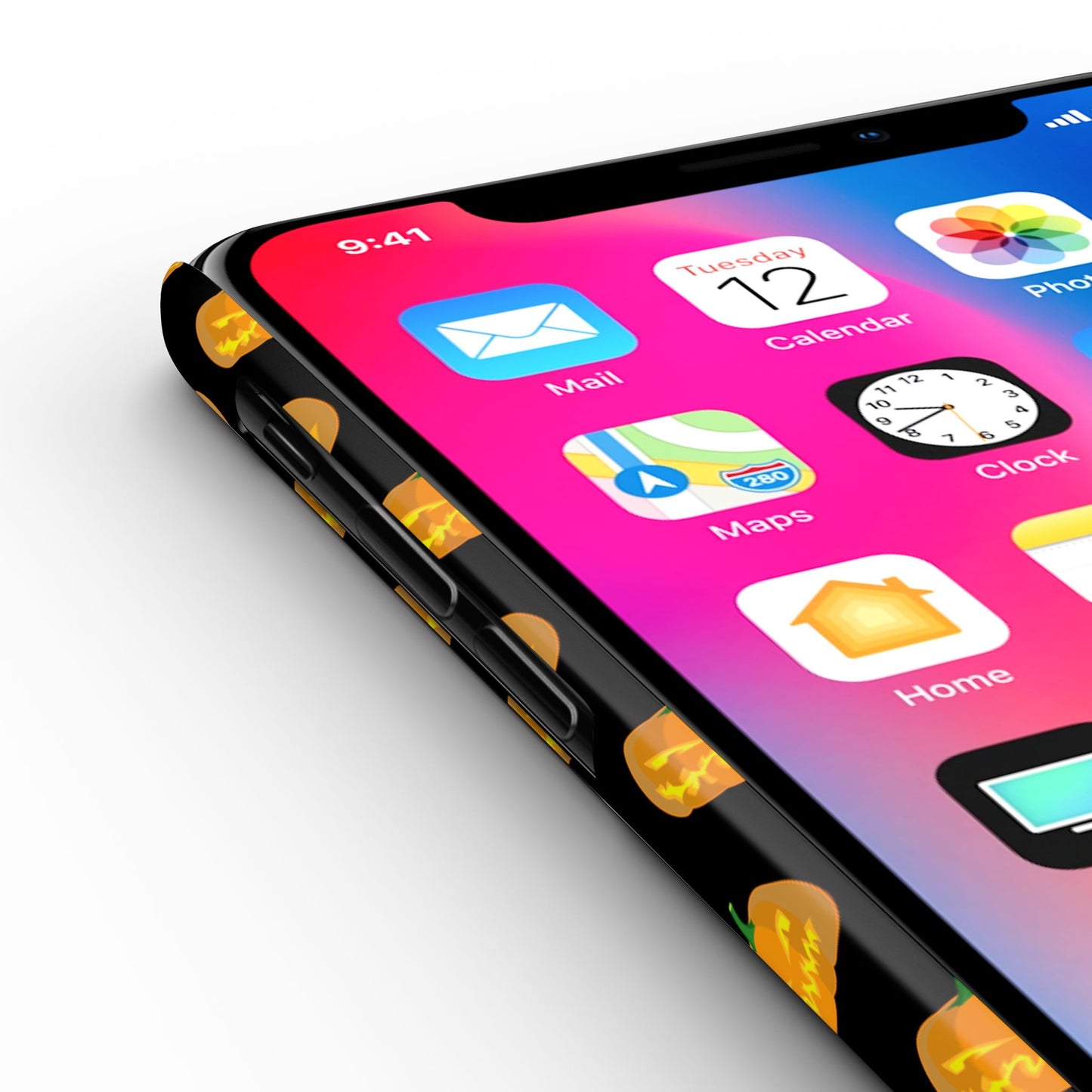 Halloween Pumpkin Slim Phone Cases, Fall Accessories, Cute Cell Phone Covers, Festive Gifts for Halloween Lovers, Seasonal Decor