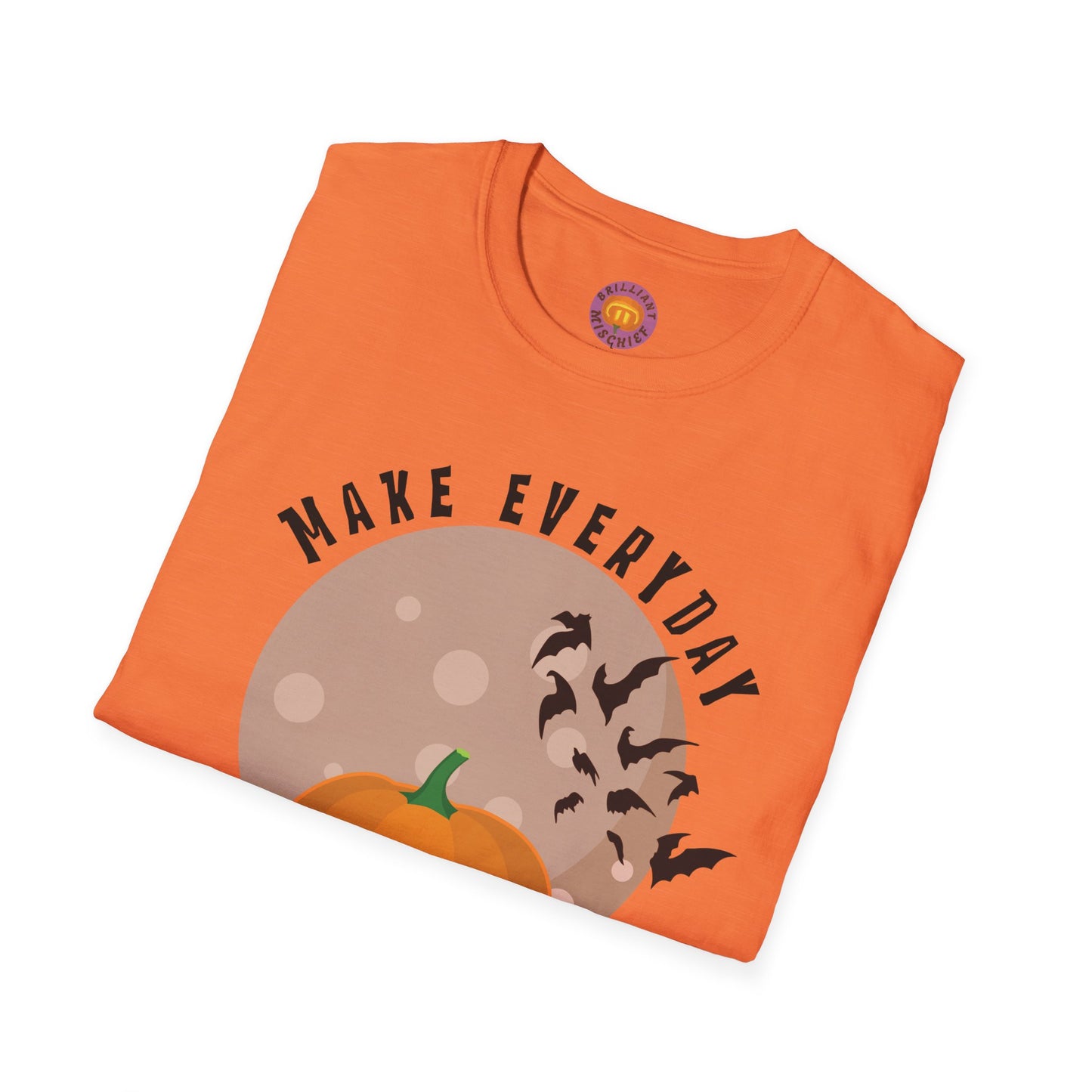 Halloween Spooky T-Shirt, Unisex Halloween Tee, Cute Pumpkin Shirt, Everyday Spooky Apparel, Fall Fashion, Halloween Gift