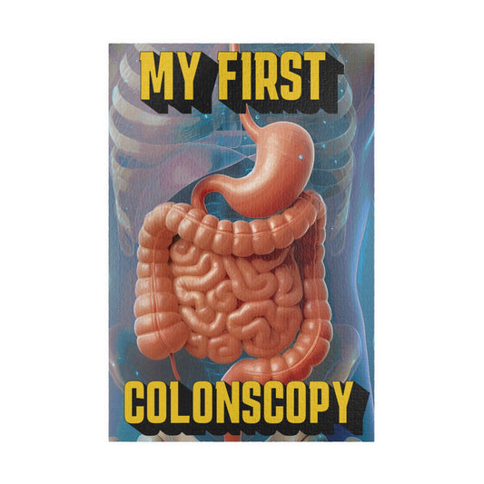 Humorous Colonoscopy Puzzle - Fun Anatomy Gift, Funny Puzzle, Digestive Health Awareness, Unique Party Game