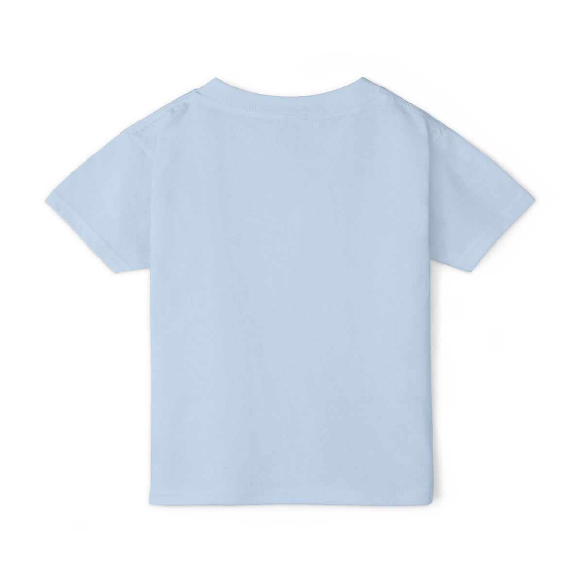 Back of light blue t-shirt blank