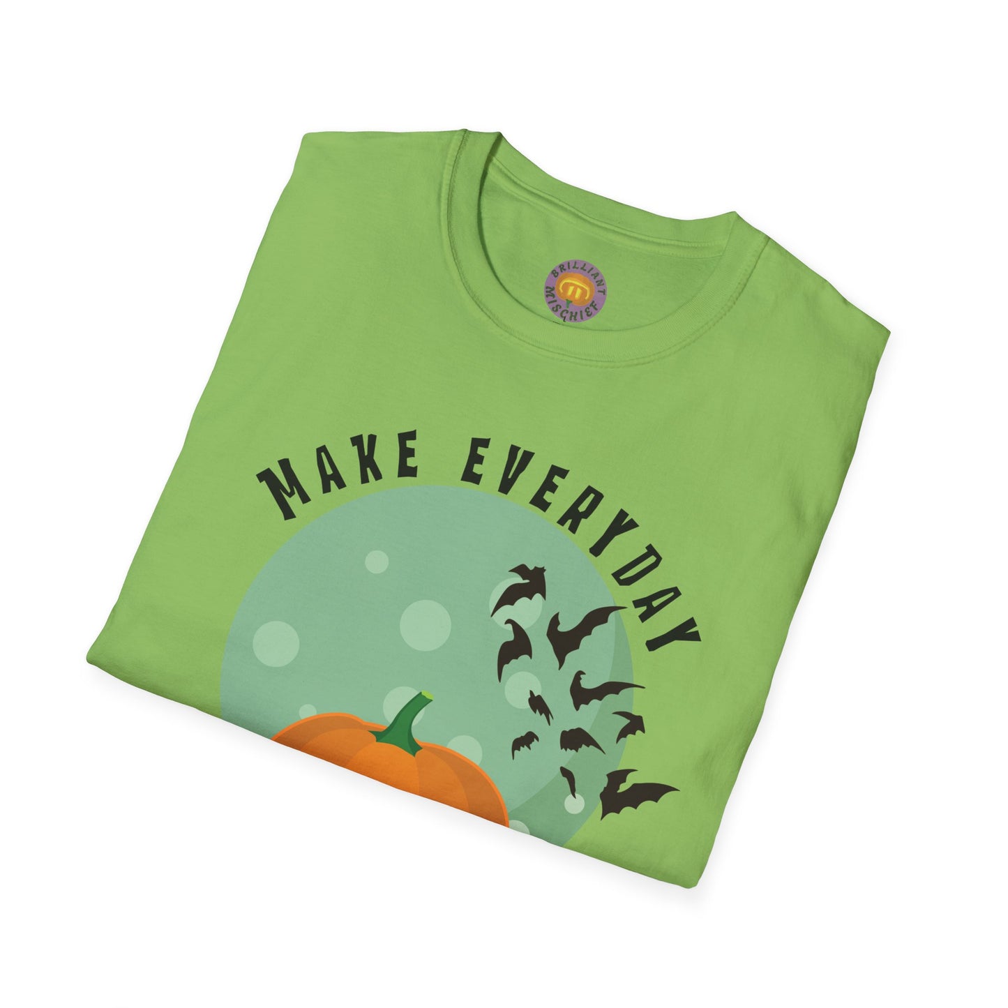 Halloween Spooky T-Shirt, Unisex Halloween Tee, Cute Pumpkin Shirt, Everyday Spooky Apparel, Fall Fashion, Halloween Gift