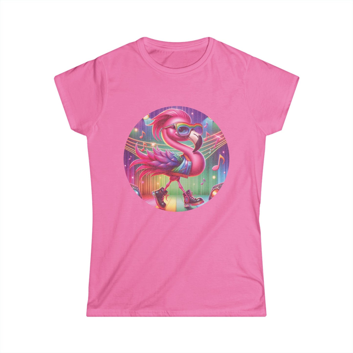 Women's Flamingo Softstyle Tee
