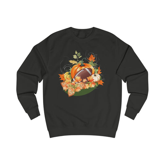 Autumn Pumpkin Football Sweatshirt