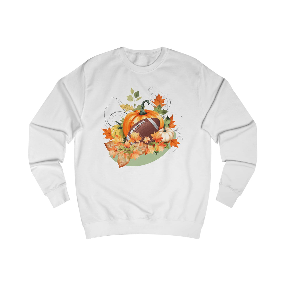 Autumn Pumpkin Football Sweatshirt