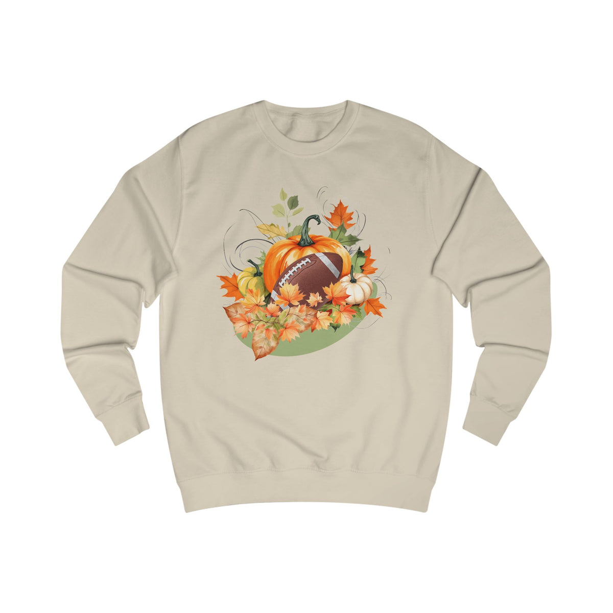 Autumn Pumpkin Football Sweatshirt