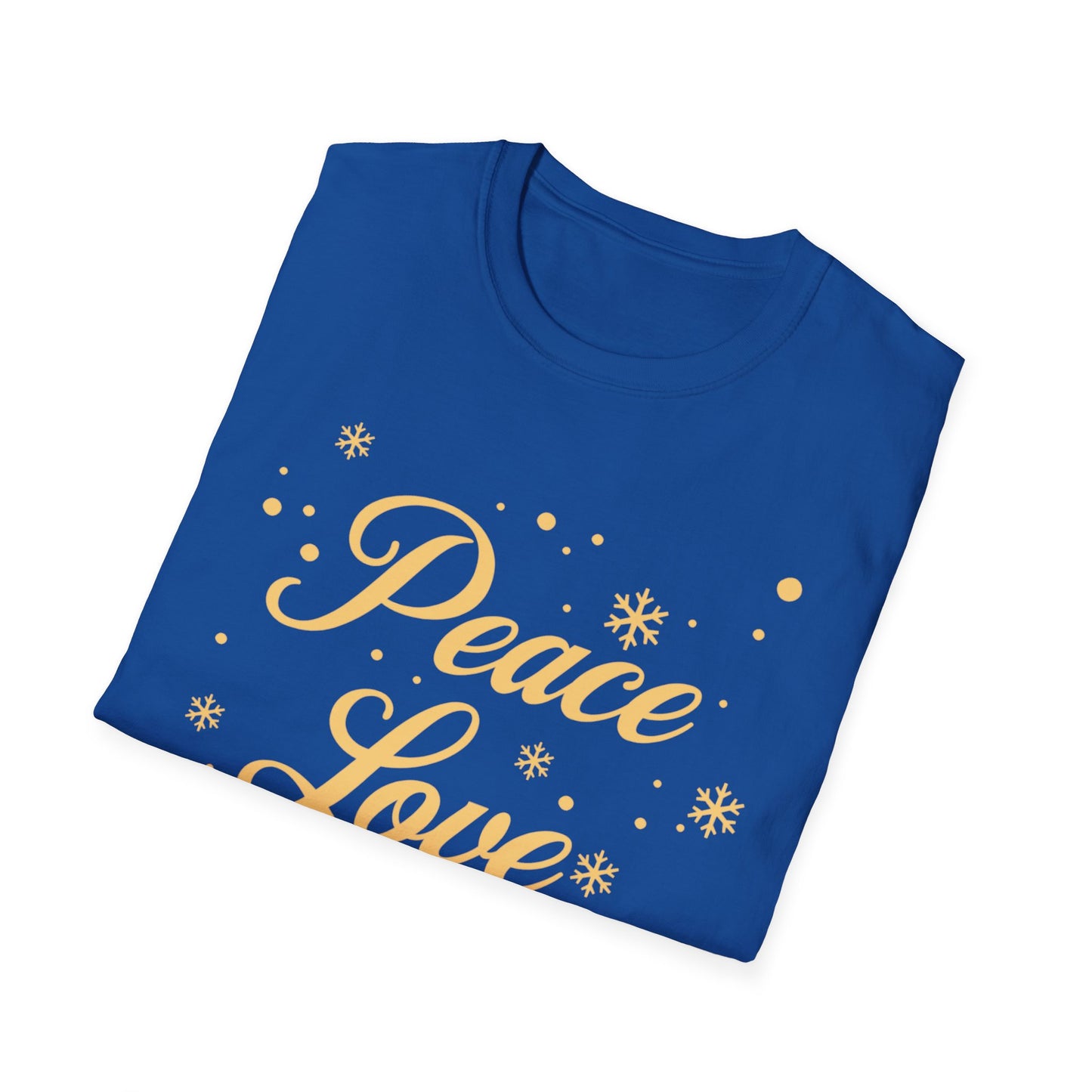 Christmas Peace Love Joy Unisex Softstyle T-Shirt