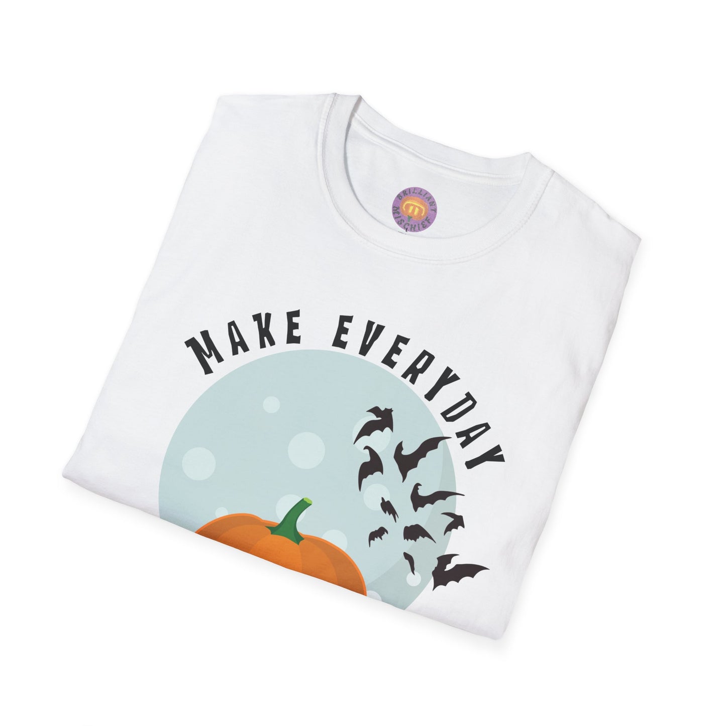 Halloween Spooky T-Shirt, Unisex Halloween Tee, Cute Pumpkin Shirt, Everyday Spooky Apparel, Fall Fashion, Halloween Gift