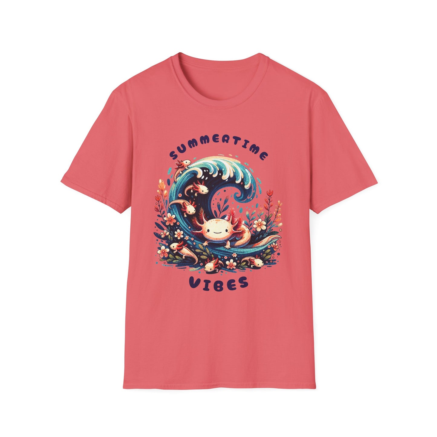 Summertime Vibes Unisex Softstyle T-Shirt - Casual Summer Tee