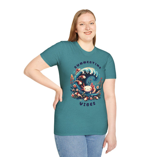 Summertime Vibes Unisex Softstyle T-Shirt - Casual Summer Tee