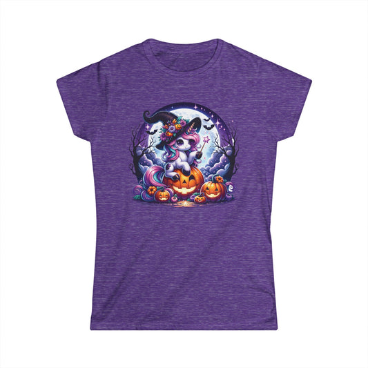 Whimsical Halloween Unicorn Tee | Cute Graphic Shirt, Autumn Fashion, Gifts for Her, Witchy Vibes, Fun Tee