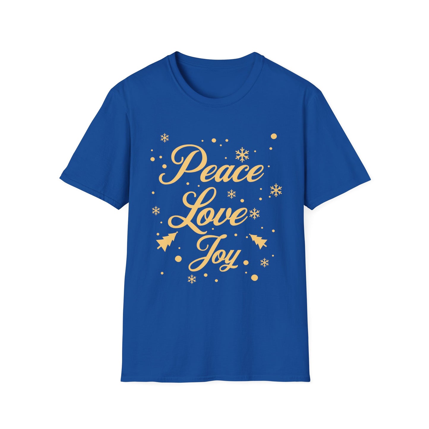 Christmas Peace Love Joy Unisex Softstyle T-Shirt