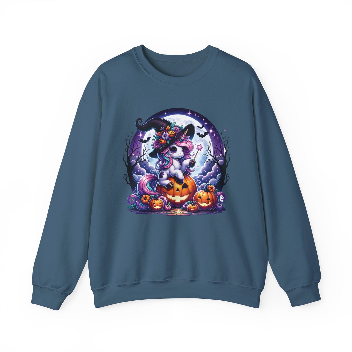 Magical Unicorn Halloween Sweatshirt | Cozy Fall Attire, Perfect for Halloween Parties, Gifts for Halloween Lovers, Cute Crewneck