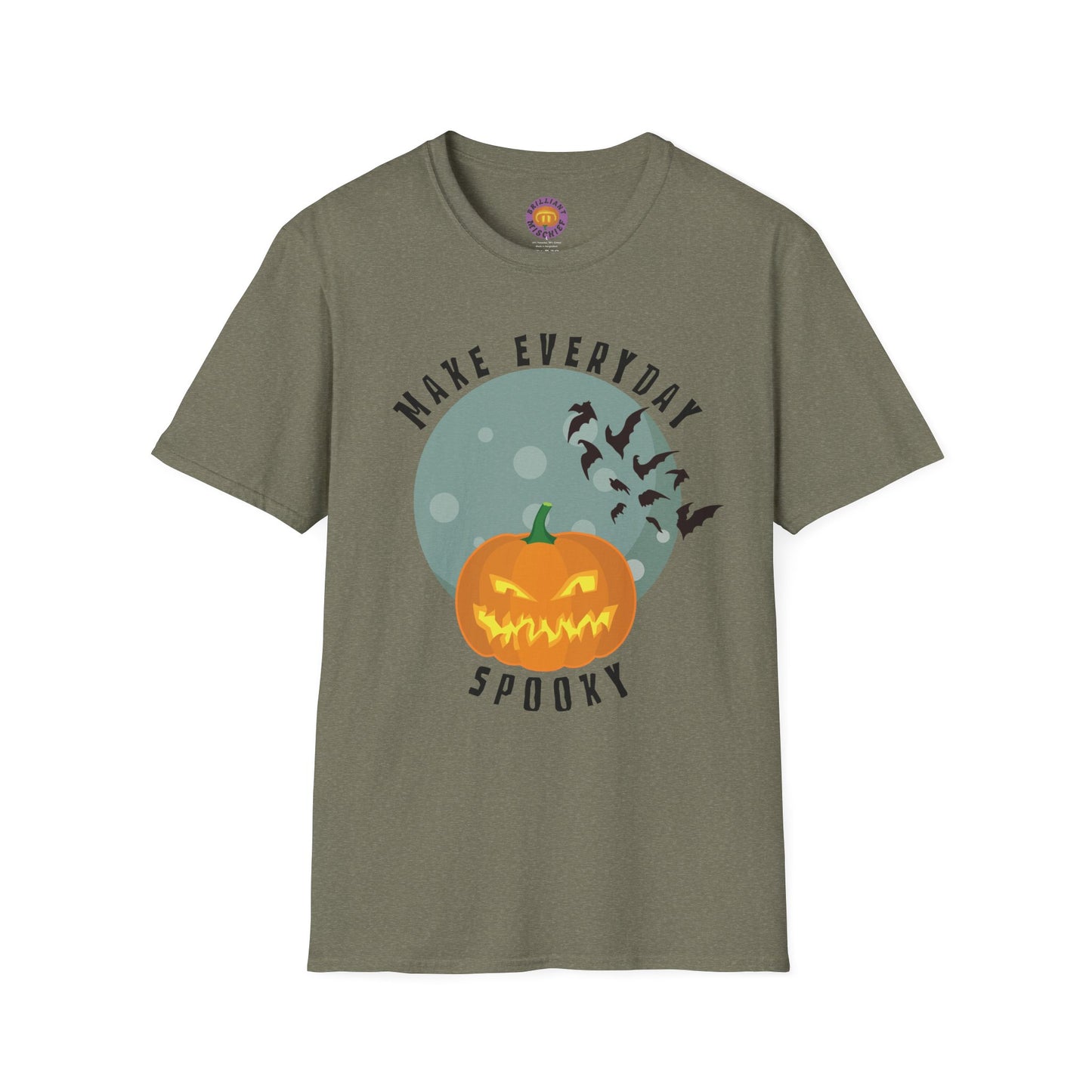 Halloween Spooky T-Shirt, Unisex Halloween Tee, Cute Pumpkin Shirt, Everyday Spooky Apparel, Fall Fashion, Halloween Gift