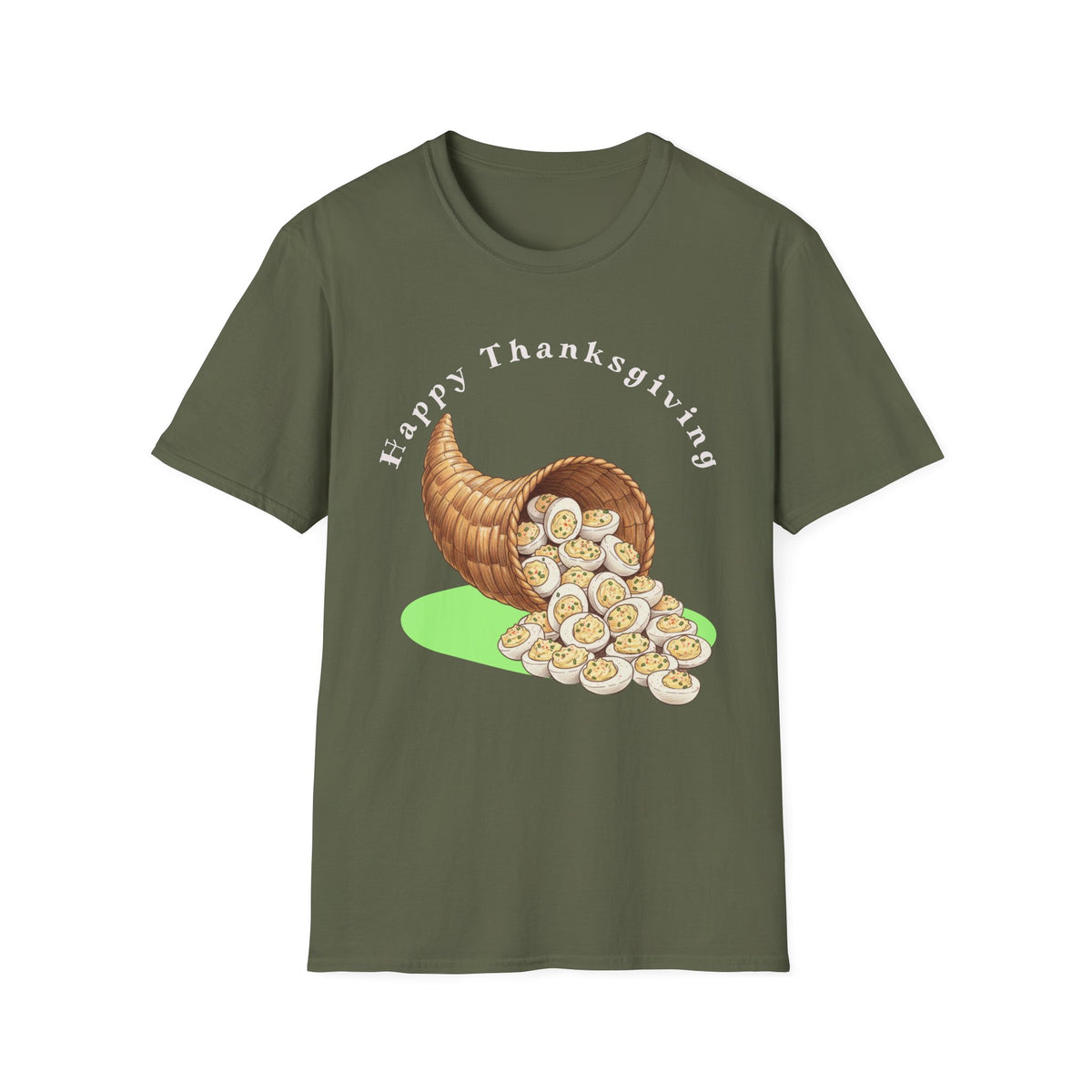 Happy Thanksgiving Cornucopia T-Shirt