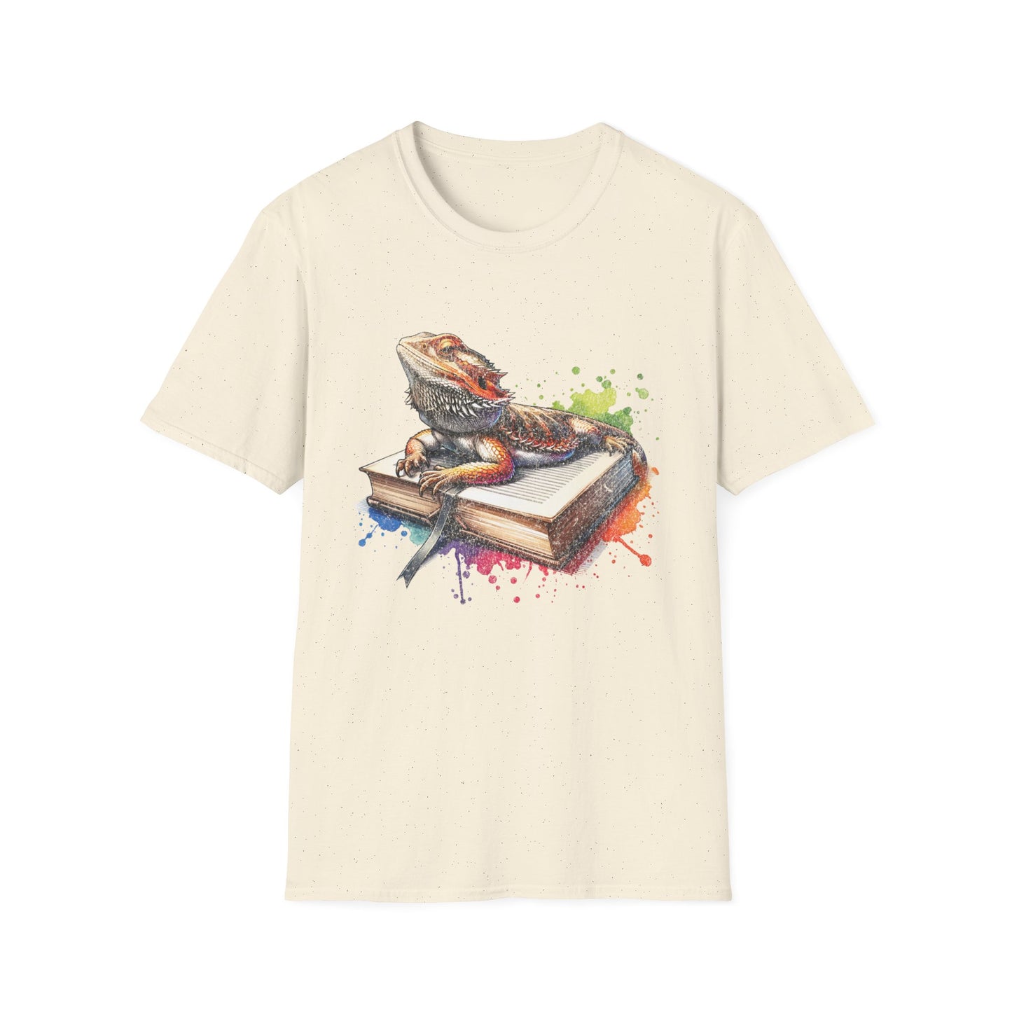 Bearded Dragon Book Unisex Softstyle T-Shirt