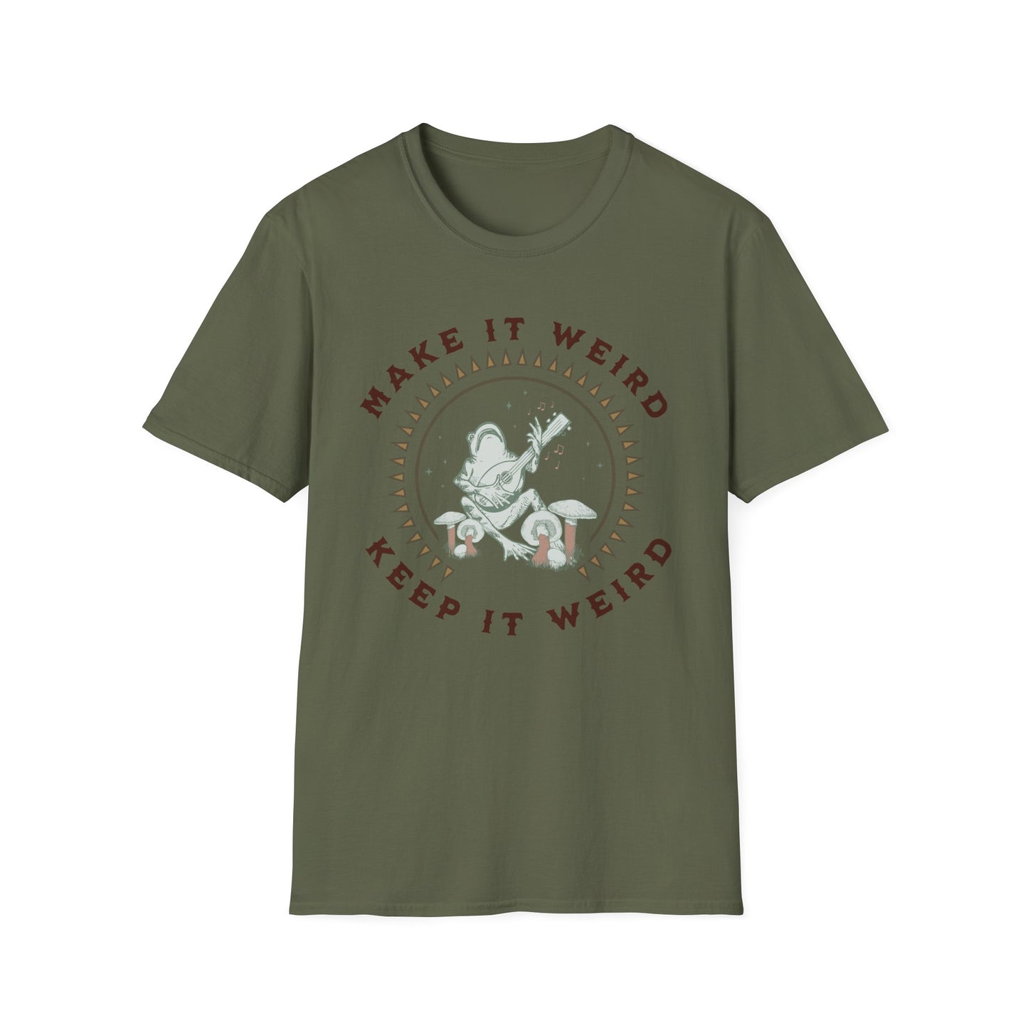 Weird Vibe Unisex Softstyle T-Shirt - Casual Fashion, Quirky Gift, Everyday Wear, Comfort Tee, Fun Graphic Tee