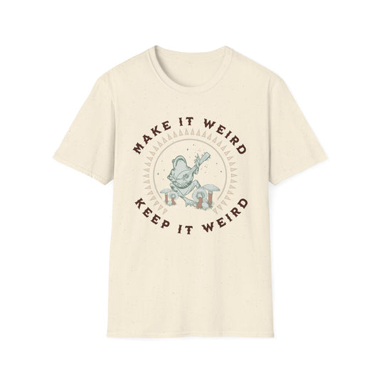 Weird Vibe Unisex Softstyle T-Shirt - Casual Fashion, Quirky Gift, Everyday Wear, Comfort Tee, Fun Graphic Tee