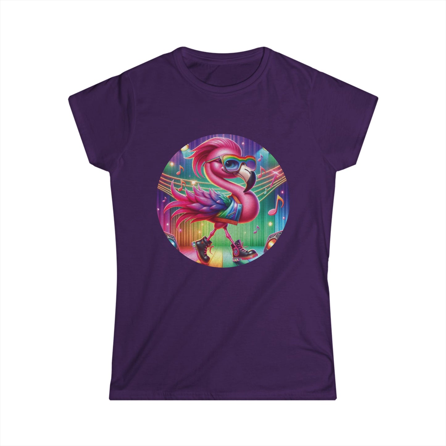 Women's Flamingo Softstyle Tee