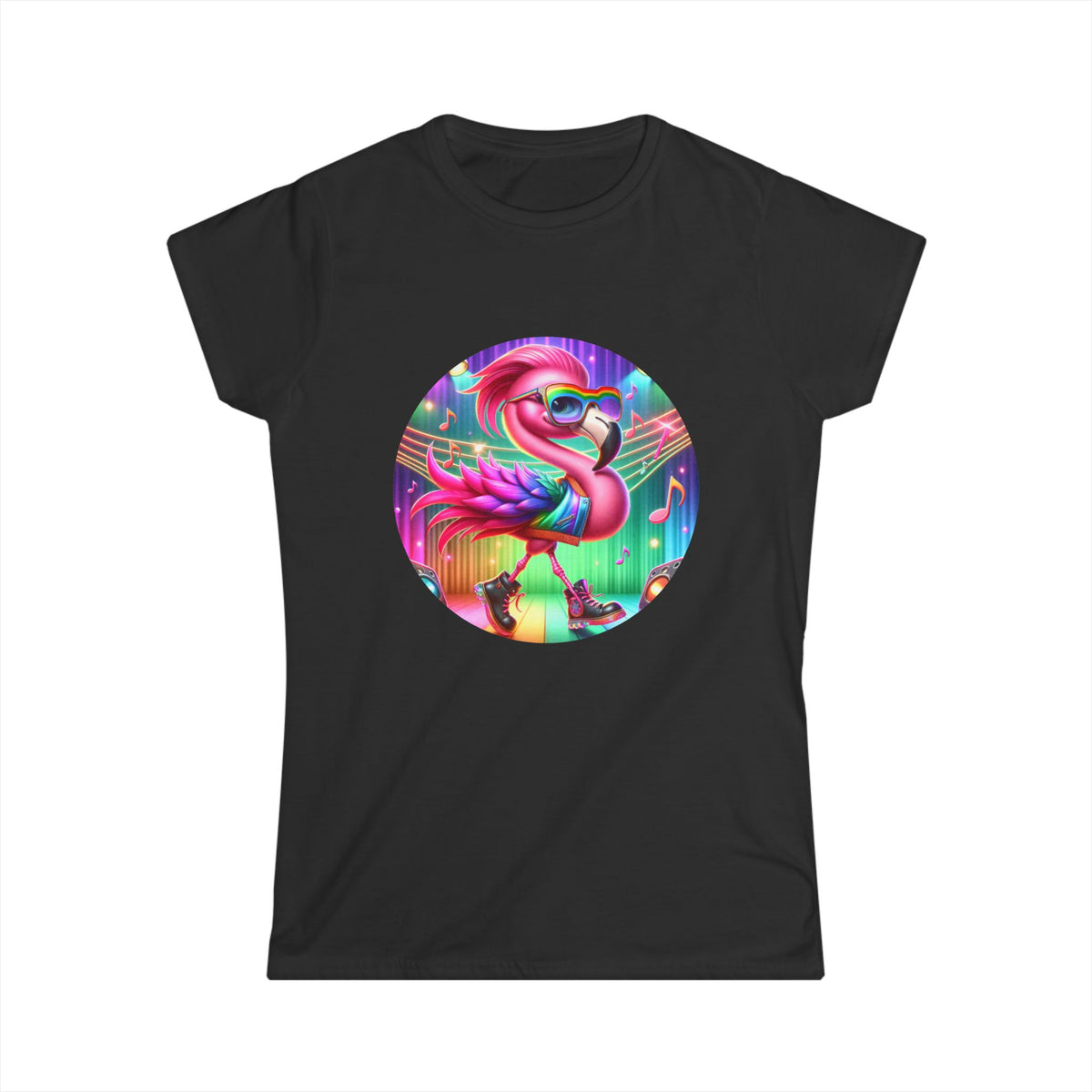 Women's Flamingo Softstyle Tee