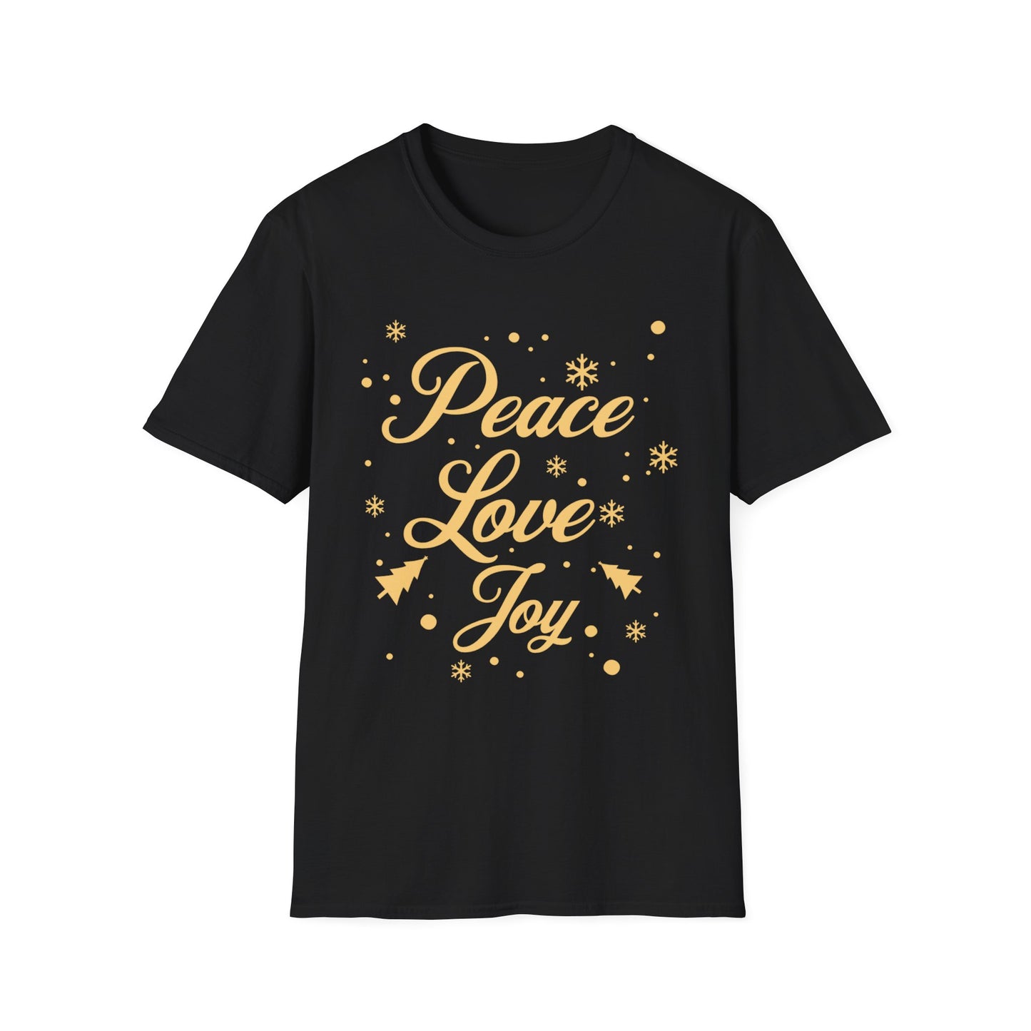 Christmas Peace Love Joy Unisex Softstyle T-Shirt