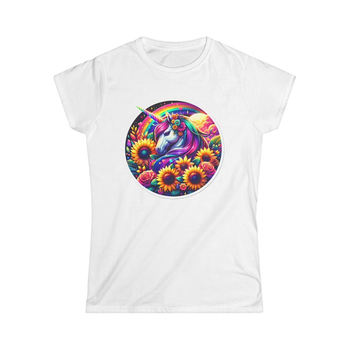 Magical Unicorn Women's Tee, Cute Tee, Unicorn Shirt, Gift for Her