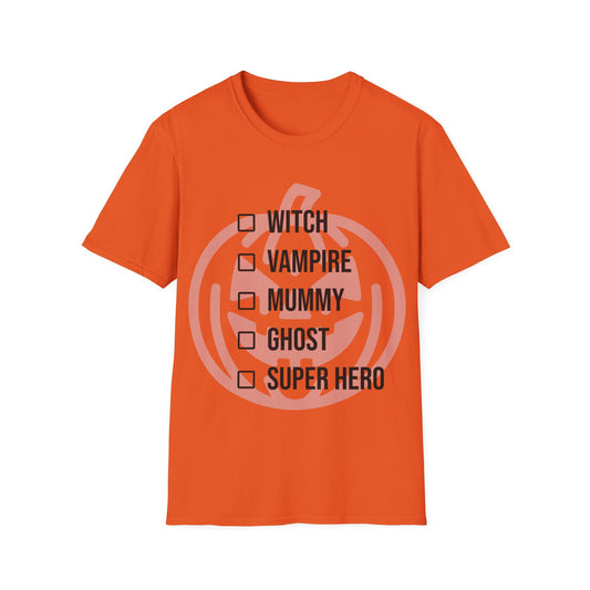 Halloween Costume Checklist 2 T-Shirt